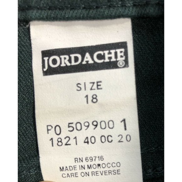 NWT Jordache Classic Fit NWT 18 Average Stretch Denim Tapered leg New Vintage - Picture 5 of 6